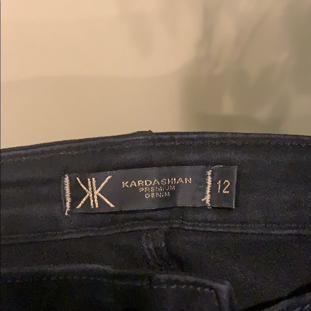 Kim Kardashian Black Denim Jeans